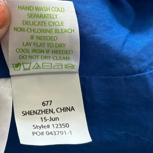 LILLY PULITZER Penelope Shift Dress Blue Crush Bamboo Size 2 Feminine Dainty - Picture 6 of 11